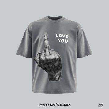 Футболка з принтом чоловіча оверсайз 24f3q7-XL фото