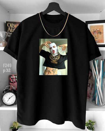 Футболка з принтом f249p32-XL фото