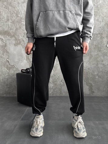 Штани спортивні джогери чоловічі з вишивкою TINKI tin15-XL фото