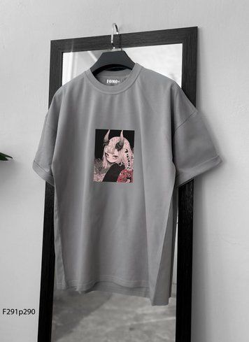 Футболка з принтом f291p290-XL фото