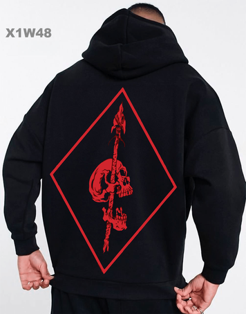Худі з принтом Fomo x1w48-XL фото