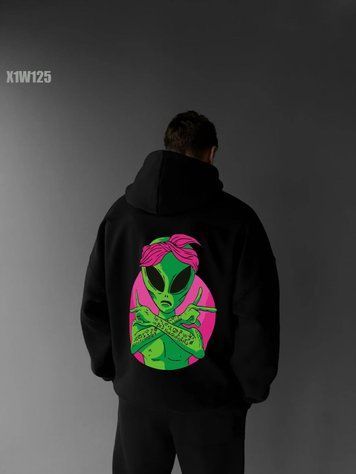 Худі з принтом Fomo x1w125-XL фото