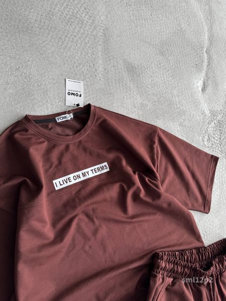 Костюм Футболка шорти чоловічий оверсайз SML sml12p2-xl фото