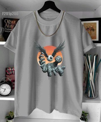 Футболка з принтом f291p200-XL фото