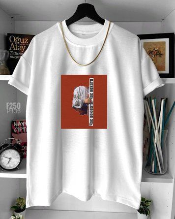 Футболка з принтом f250p136-XL фото