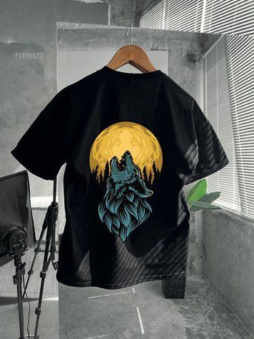 Футболка з принтом f249ps23-XL фото