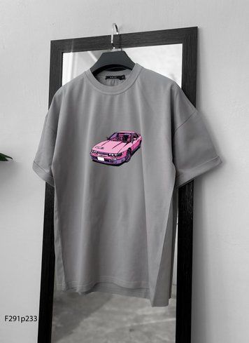 Футболка з принтом F291P233-XL фото
