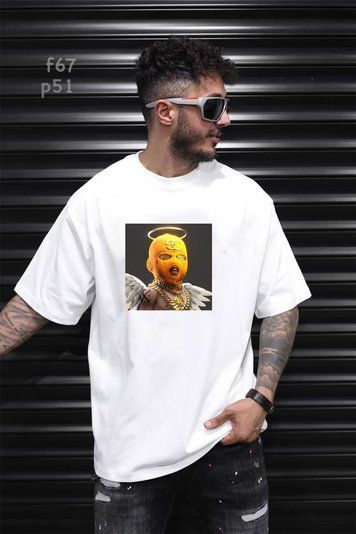 Футболка з принтом f67p51-XL фото