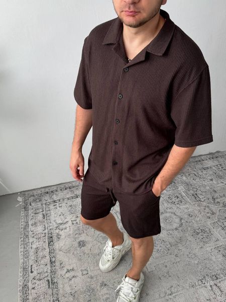 Комплект сорочка шорти чоловічий літний легкий KRS _krs12XL фото