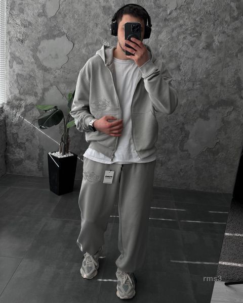 Спортивний костюм ZIP SET на блискавці чоловічий rms3-XL фото