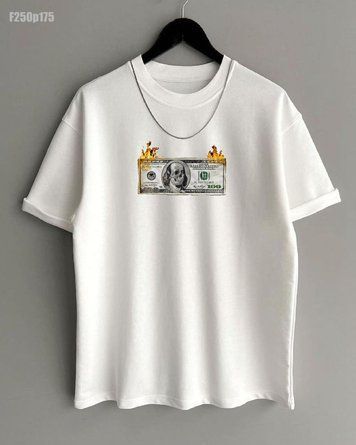 Футболка з принтом f250p175-XL фото