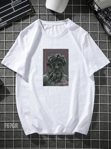 Футболка з принтом F67GR-XL фото