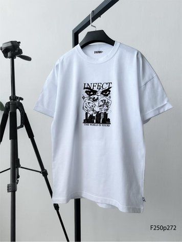 Футболка з принтом f250p272-XL фото