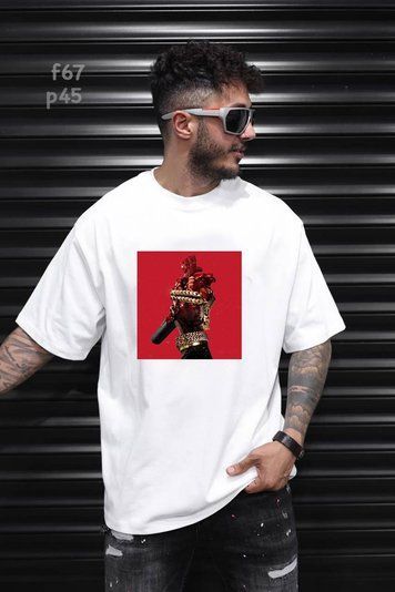 Футболка з принтом f67p45-xl фото