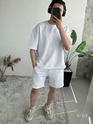 Костюм футболка шорти чоловічий оверсайз Krispy kris5-XL фото