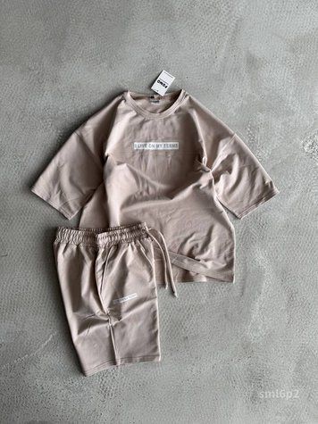 Костюм Футболка шорти чоловічий оверсайз SML sml6p2-xl фото