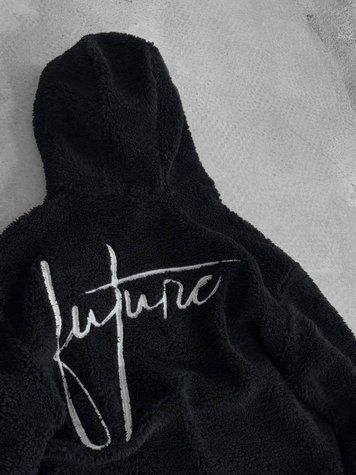 Плюшеве оверсайз худі Future fut1XL фото