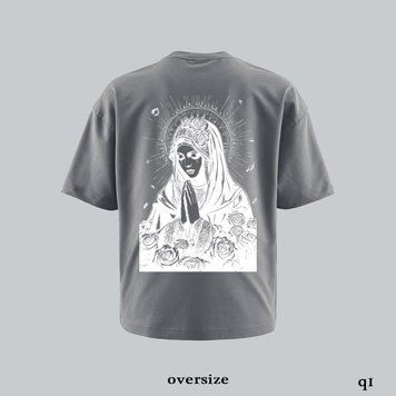 Футболка з принтом чоловіча оверсайз 24f3q1-XL фото