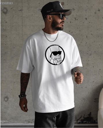Футболка з принтом f250p163-XL фото