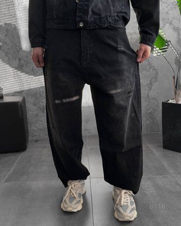 Джинси чоловічі BLACK FADE LOOSE p11b-38 фото
