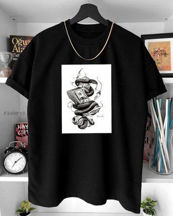 Футболка з принтом f249p15-XL фото