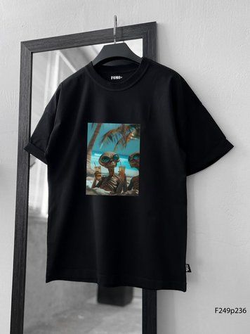 Футболка з принтом f249p235-XL фото
