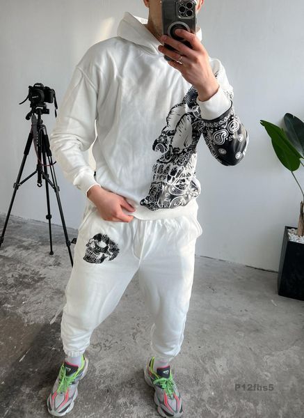 Костюм худі штани з принтом p12fhs5XL фото