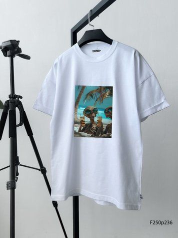 Футболка з принтом f250p236-XL фото