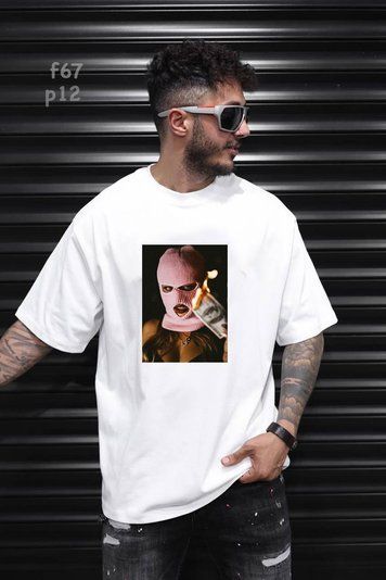 Футболка з принтом f67p12-XL фото