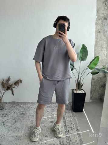 Костюм футболка шорти чоловічий оверсайз Krispy kris9-XL фото