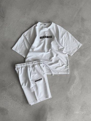 Костюм Футболка шорти чоловічий оверсайз SML sml5p2-xl фото