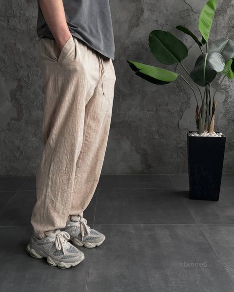 Брюки чоловічі льняні Stance stance6-S фото