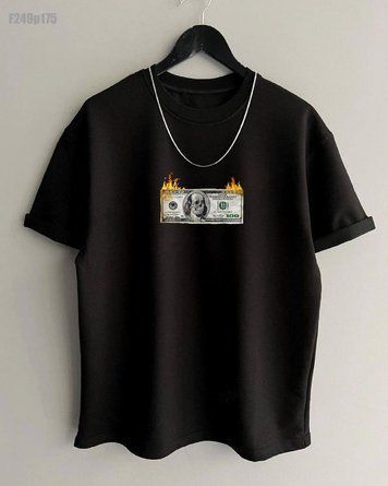 Футболка з принтом f249p175-XL фото