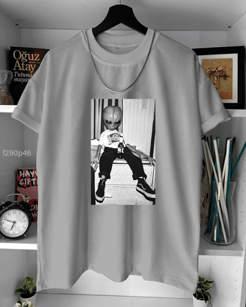 Футболка з принтом f290p46-XL фото