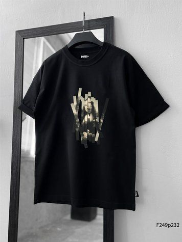 Футболка з принтом f249p232-XL фото