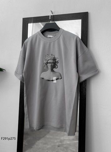 Футболка з принтом f291p275-XL фото