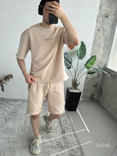 Костюм футболка шорти чоловічий оверсайз Krispy kris6-S фото