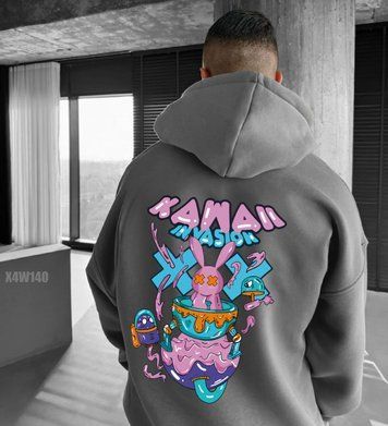 Худі з принтом Fomo x4w140-XL фото
