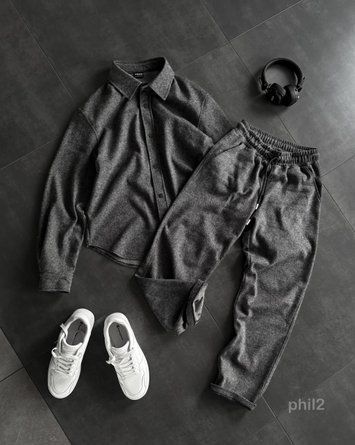 Комплект чоловічий сорочка штани TWEED FORM phil2-XL фото