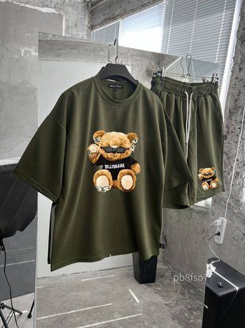 Костюм чоловічий футболка шорти оверсайз з принтом pb8fso7 фото