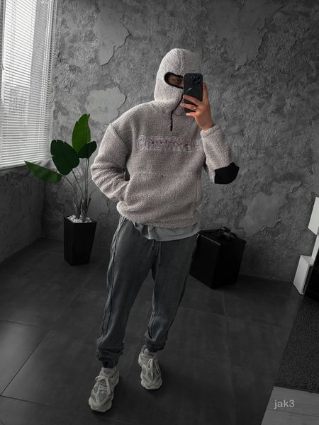 Плюшеве оверсайз Худі ESSENTIALS jak3-XL фото