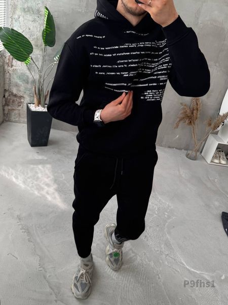 Костюм худі штани з принтом p9fhs1XL фото