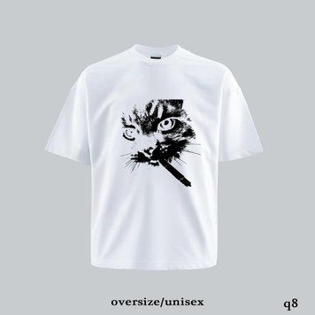 Футболка з принтом чоловіча оверсайз 24f5q8-XL фото