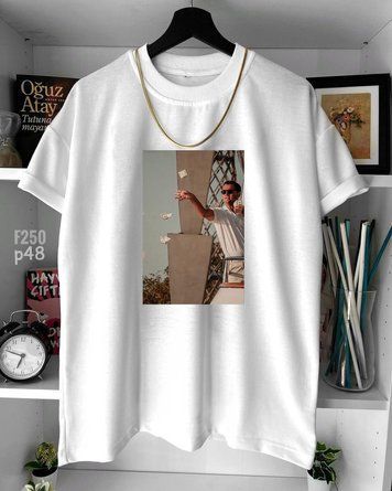 Футболка з принтом f250p48-XL фото