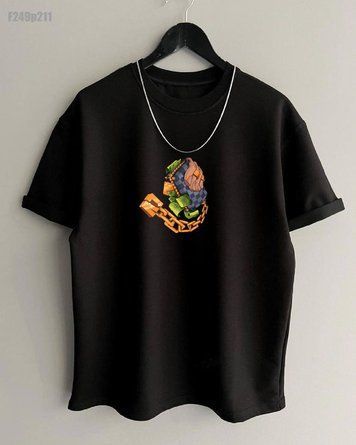 Футболка з принтом f249p211-XL фото