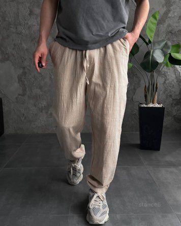 Брюки чоловічі льняні Stance stance6-XL фото