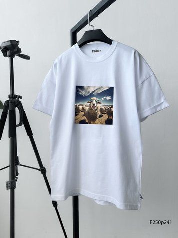 Футболка з принтом f250p241-XL фото