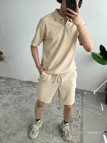 Костюм футболка поло шорти літній чоловічий LUK tpluk6-XL фото