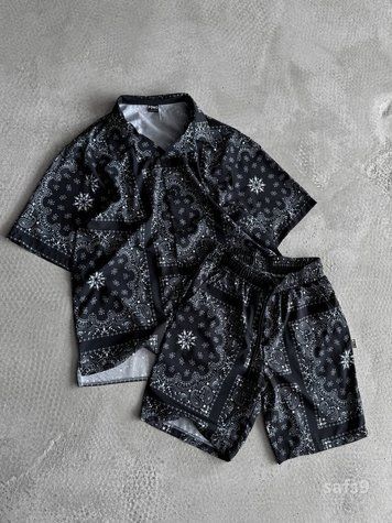 Літній костюм сорочка шорти safs9XL фото