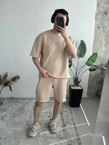 Костюм футболка шорти чоловічий оверсайз Krispy kris6-XL фото